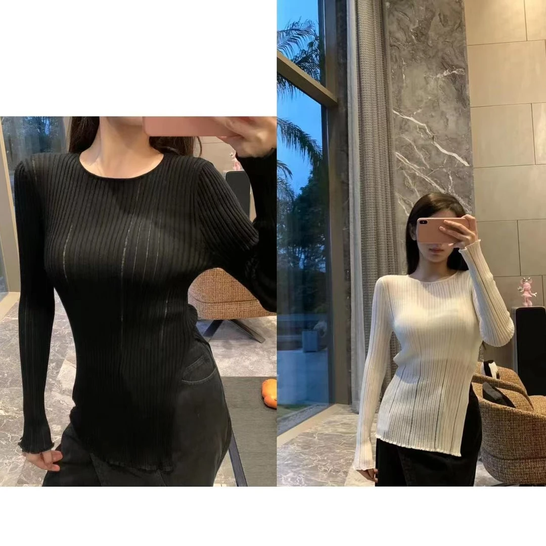 F666 圆领针织打底衫