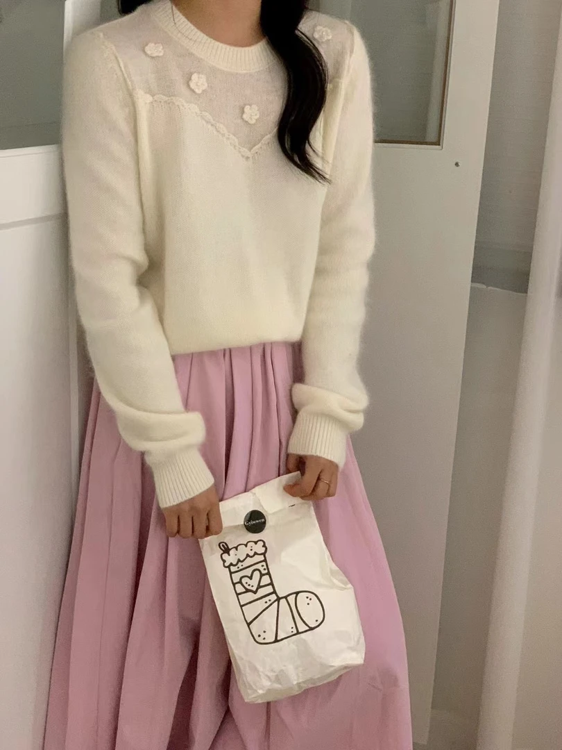 【丹丹甄选】女士百搭宽松时尚温柔慵懒风春夏韩版针织毛衫