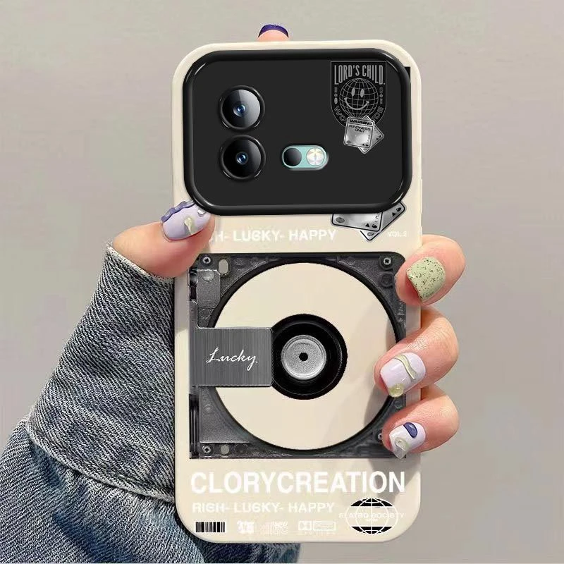 CD唱片iQOONEO8手机壳大视窗全包保护套新款neo8pro软壳硅胶防摔