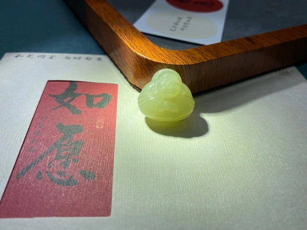 和田玉弥勒佛吊坠百搭款拍一发一多样性发货