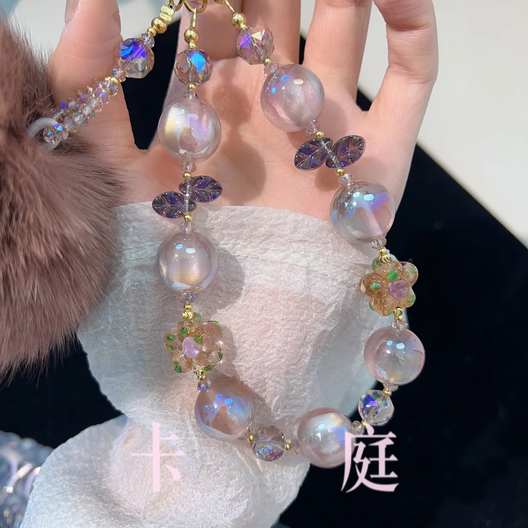 尤米饰品卡庭原创精致手机挂链  K1541