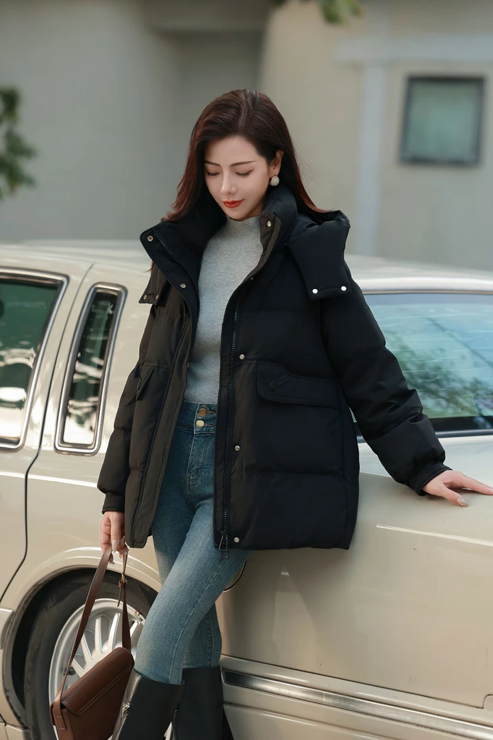 2024年冬季新款保暖羽绒服石墨烯蓄热内胆时尚百搭休闲短款外套