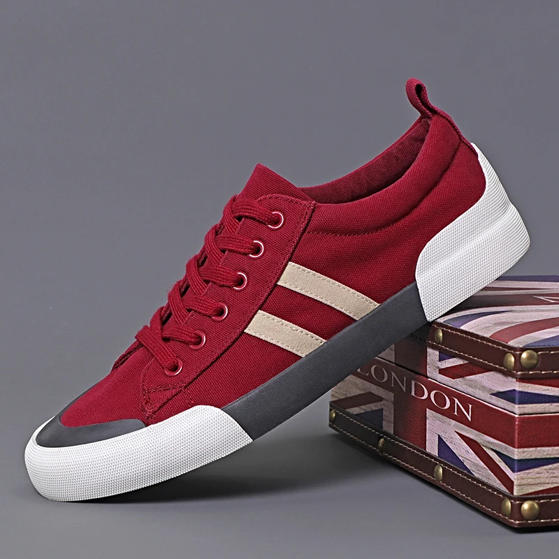 baoda/宝达男士休闲帆布鞋夏季透气舒适百搭布鞋运动潮流男鞋#019