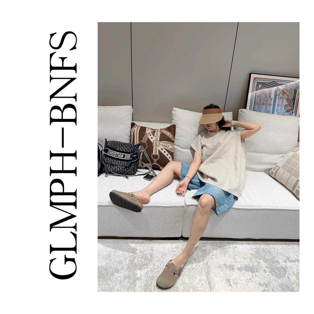 GLMPH-BNFS【老头亚麻】简约纯色亚麻宽松圆领休闲百搭背心T恤-497