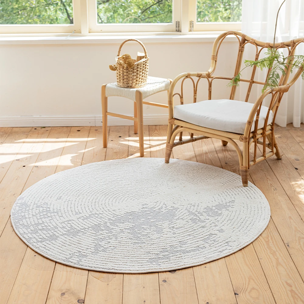 弥萱寂静宇宙高级双色硅藻丝加厚地毯3D浮雕客厅卧室现代简约轻奢