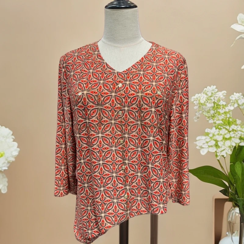 牛奶丝妈妈装宽松显瘦款