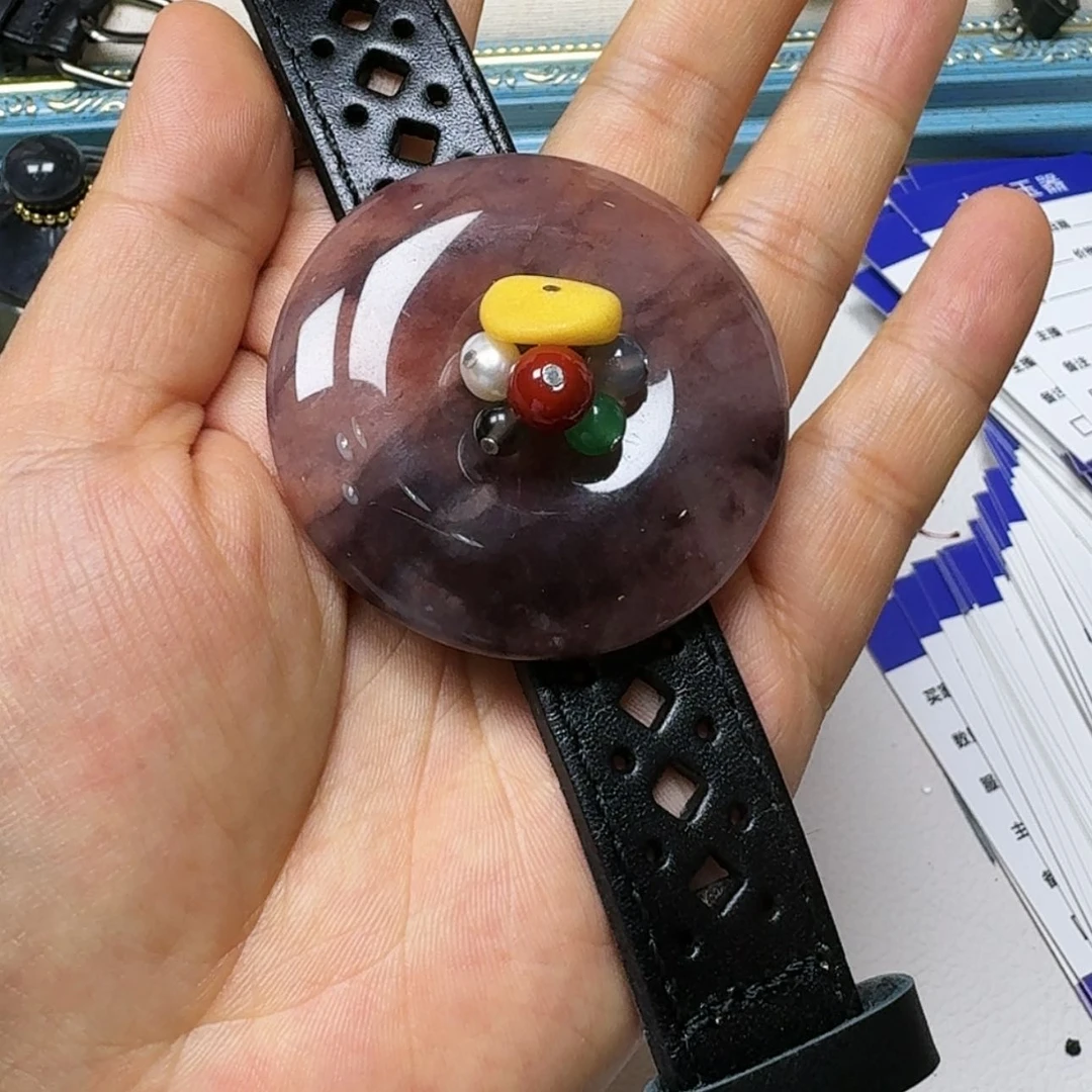 【闪购商品】石英质玉手链未镶嵌霞*