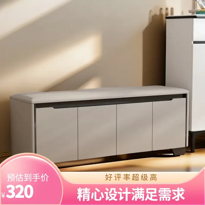 全实木换鞋凳入户门口家用可坐鞋架鞋柜坐凳一体进门玄关穿鞋凳