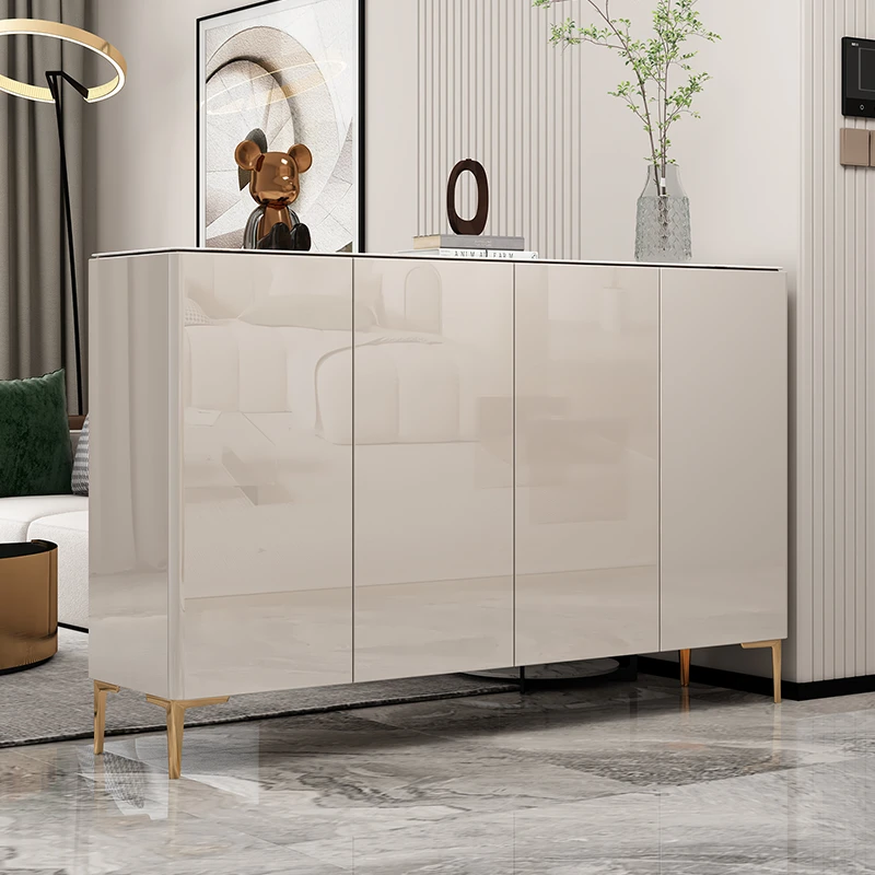 意式极简鞋柜家用门口新款轻奢简约客厅隔断玄关柜阳台收纳储物柜