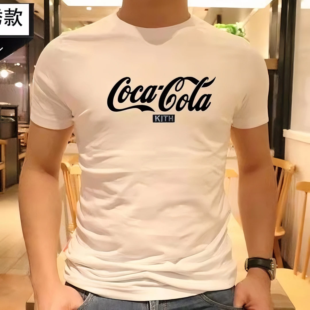 美国af短袖t恤男士修身纯棉圆领字母图案大码白色半袖体恤打底衫