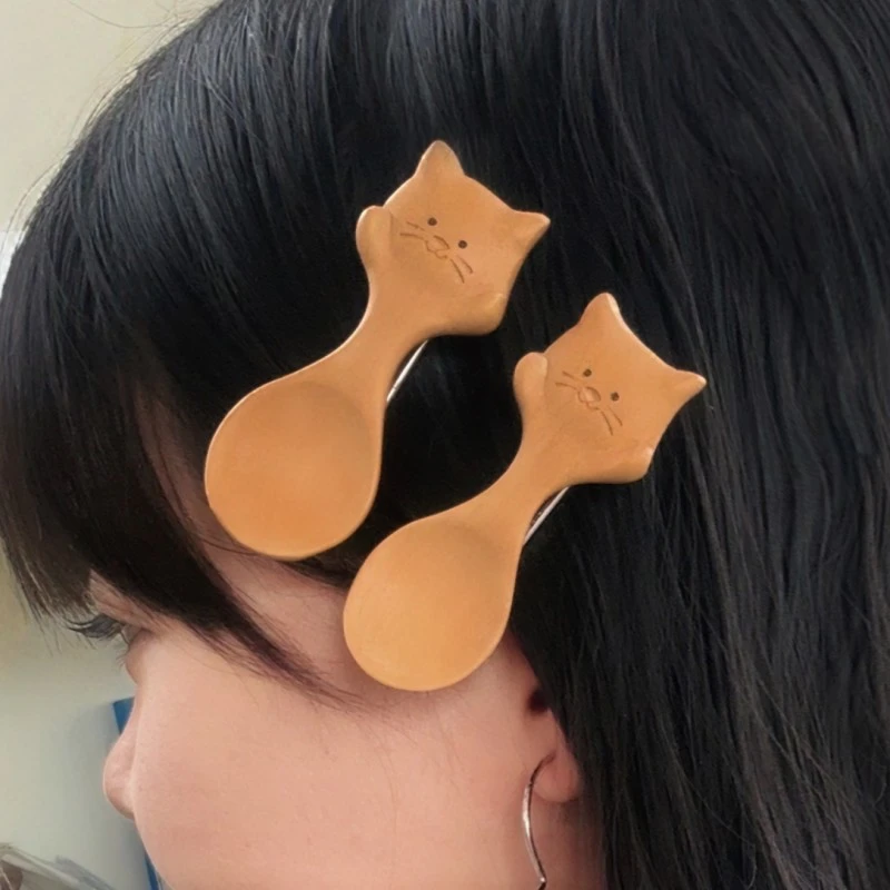 小猫小熊发夹~刘海侧边夹女士家用鸭嘴bb夹装饰衣领夹