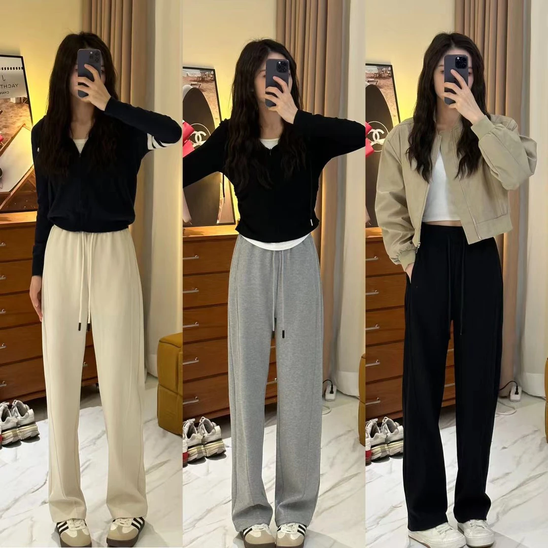 【Mixmix自制】冬款加绒“镰刀裤“78.8%棉窄版显瘦瘦版阔腿裤