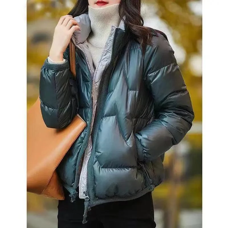 【当季爆款】2023新款清仓促销羽绒羽绒服女韩版宽松短款羽绒服时尚
