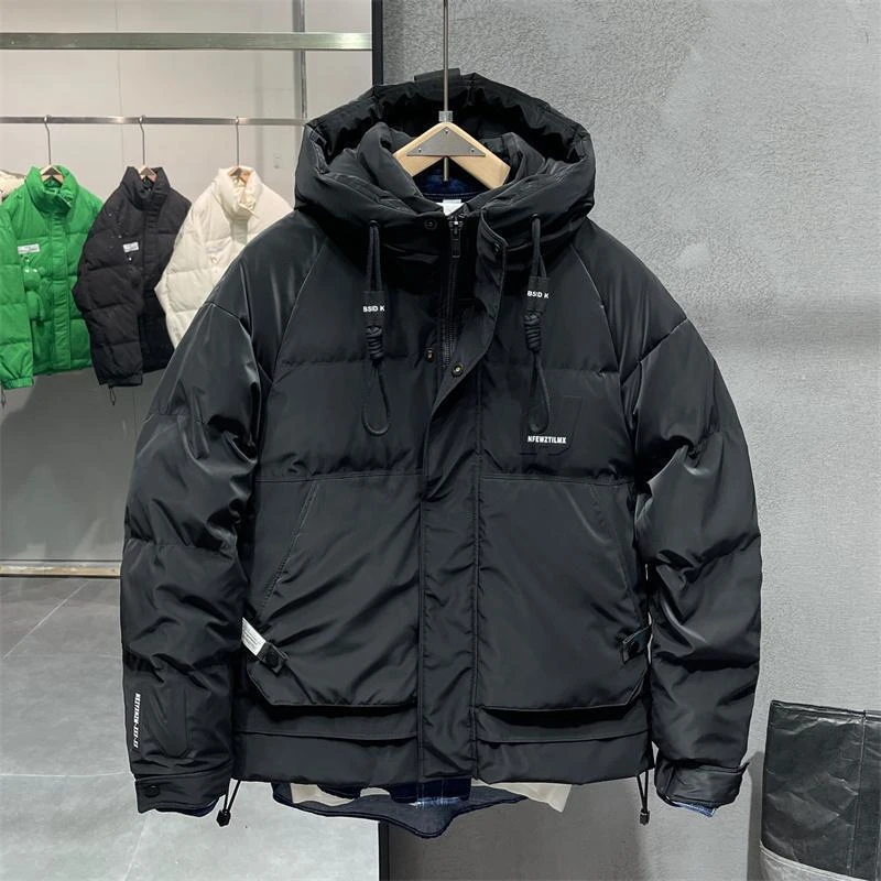 【当季爆款】当季爆款潮牌羽绒服男生2023冬季新款连帽短款青年时尚