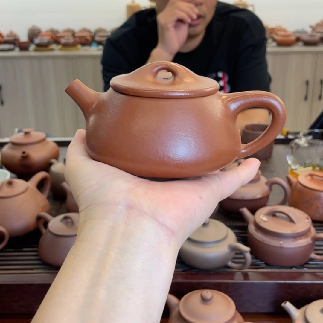 【闪购商品】朱泥茶壶明*24目景洲朱泥
