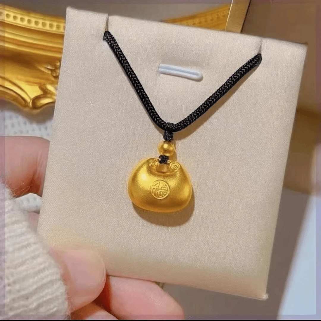 合金吊坠 小胖福吊坠饰品编绳金色挂坠项链款合集（选款）送吊坠绳