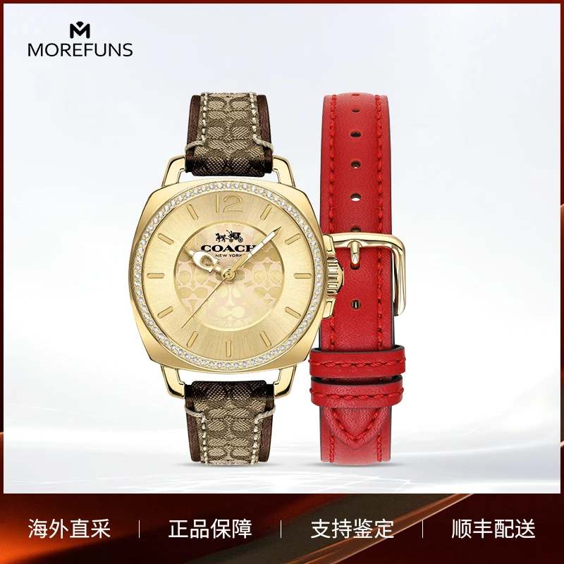 COACH/蔻驰美国直邮14000091【男友系列】女士气质石英手表经典时尚