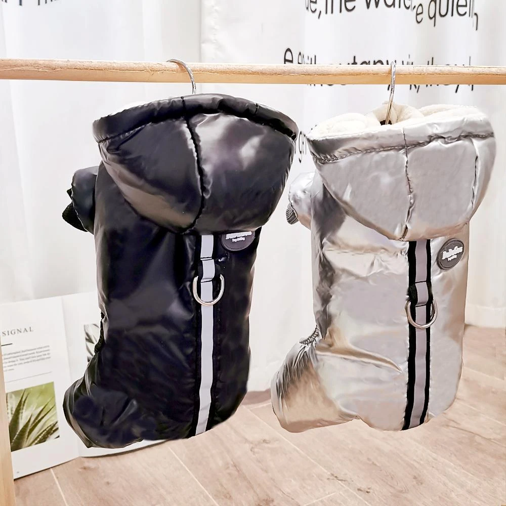 皮膜狗狗衣服秋冬装宠物小型犬泰迪四脚牵引款保暖春季加厚防掉毛