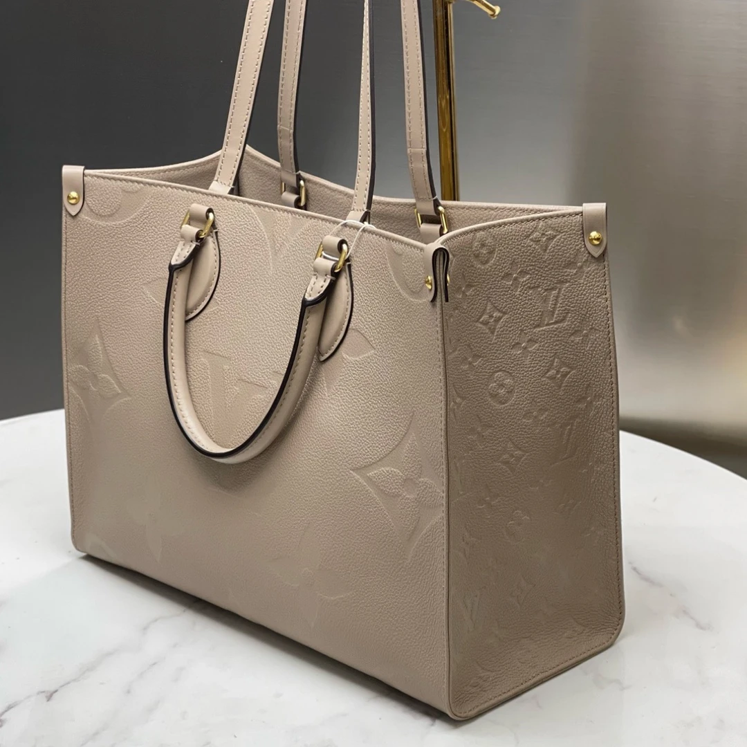 99新  /LouisVuitton/路易威登/onthego中号新款大象灰/202300000