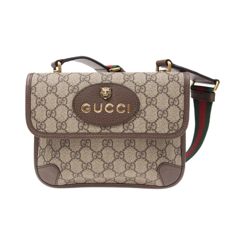 99新 GUCCI/古驰 虎头双面腰包 男女同款/腰差包斜挎单肩包