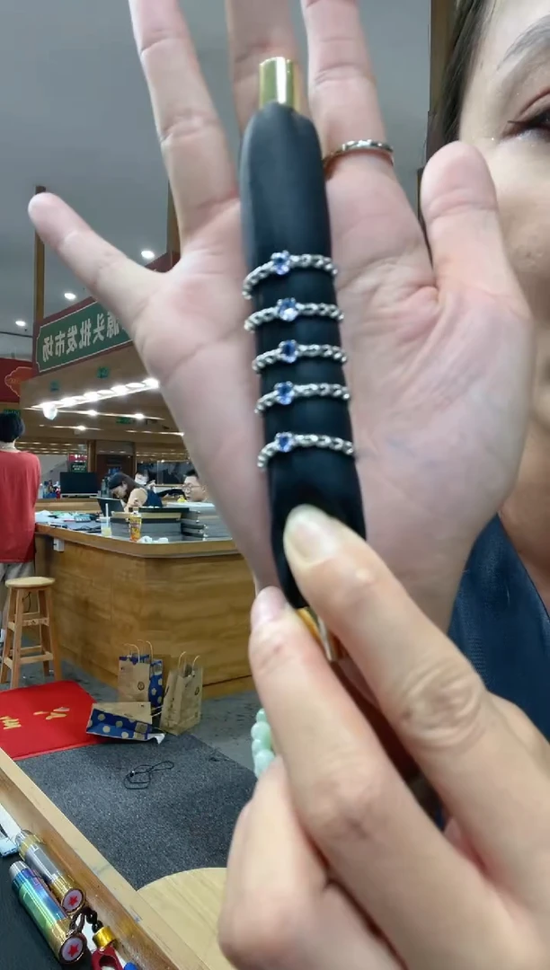 【闪购商品】紫晶戒指合金/322027/多样性发一