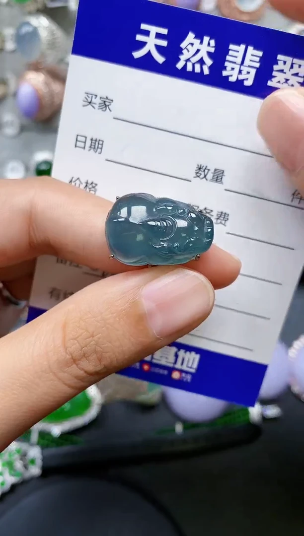 【闪购商品】翡翠戒指银S925镶嵌0682