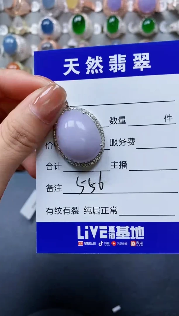 【闪购商品】翡翠颈饰银S925镶嵌0556