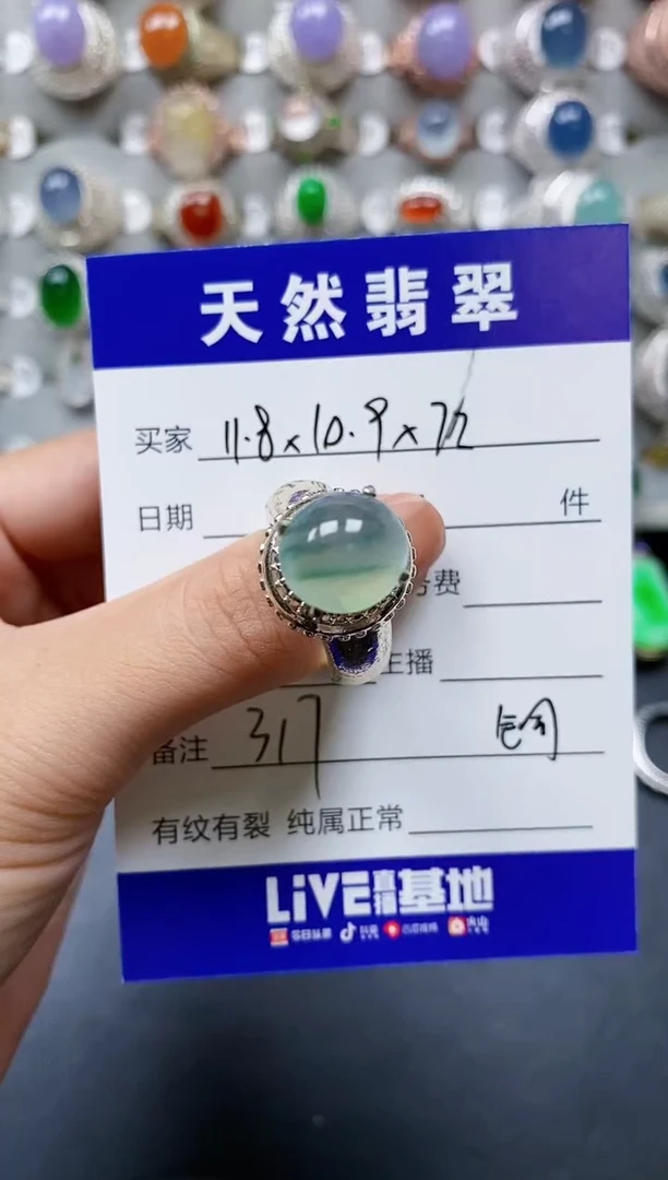 【闪购商品】翡翠戒指未镶嵌00000317
