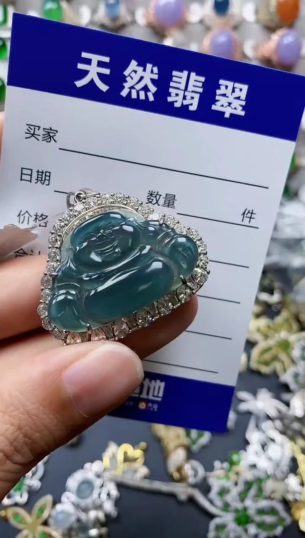 【闪购商品】翡翠颈饰银S925镶嵌0321