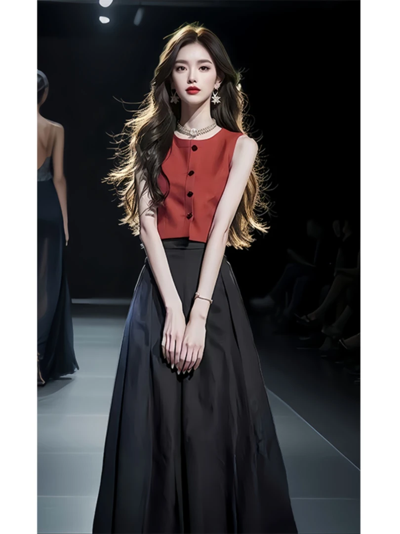 2024夏季新款韩剧穿搭小香风气质高级感套装裙今年流行两件套女装