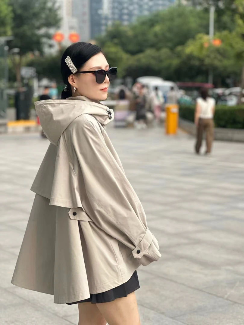 易缔媤新款风衣外套D43455