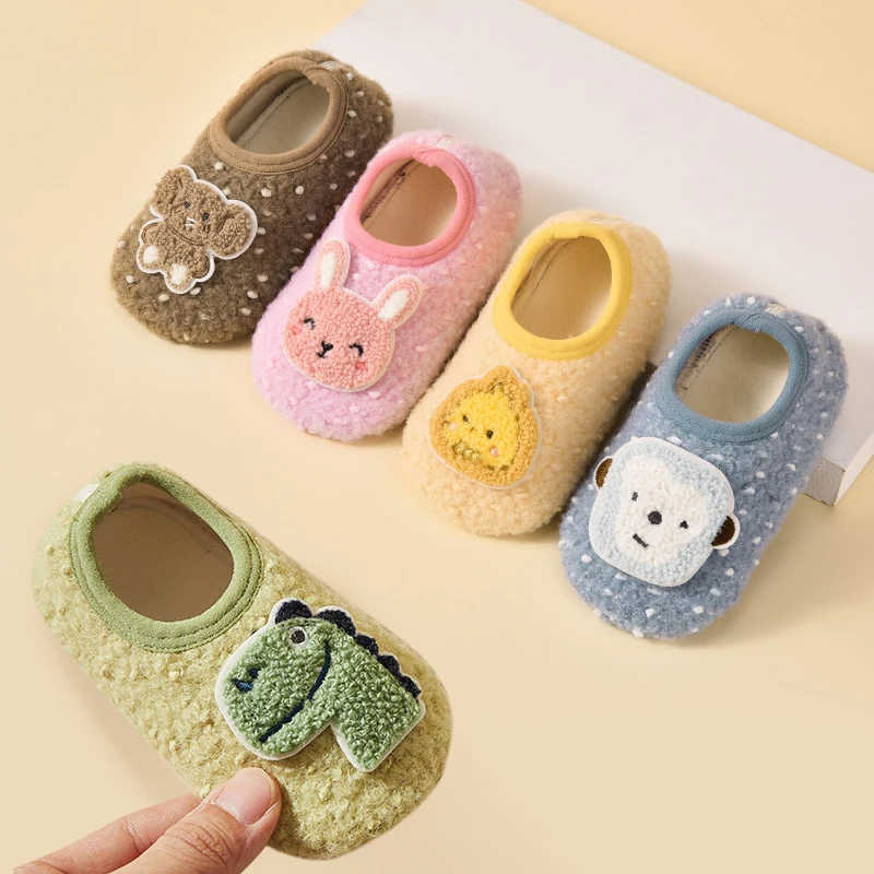 室内秋冬儿童防滑地板袜隔凉宝宝软底鞋袜婴幼儿学步鞋婴儿地板鞋