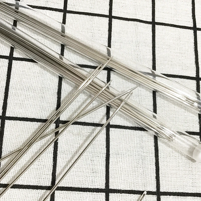 大号手缝针 绒线针 玩偶针 大眼尖头 长钢针缝纫DIY工具缝被针