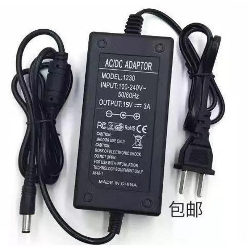 15V5A通用电源15V8A7A6A4A3A2A1A监控 音箱拉杆音响电源适配器