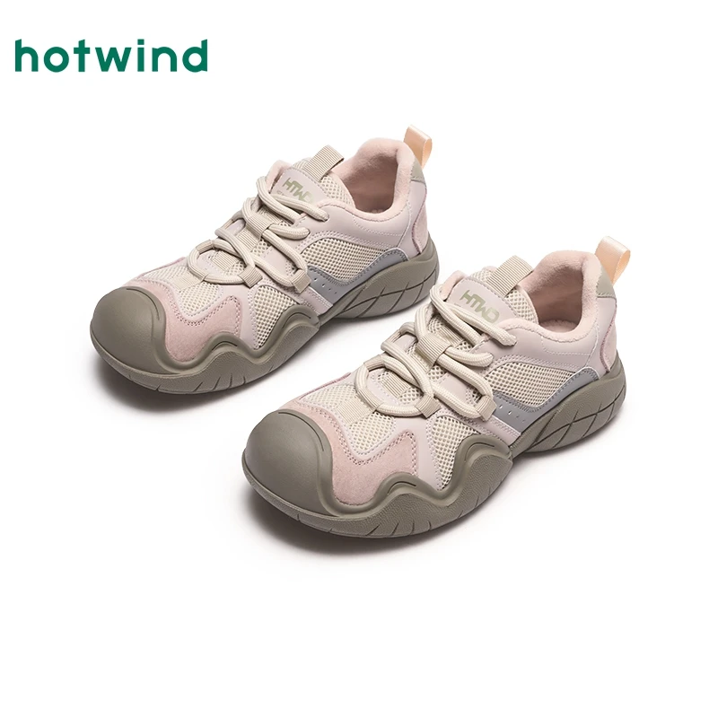 热风2024年冬季新款女士时尚休闲鞋H97W4410