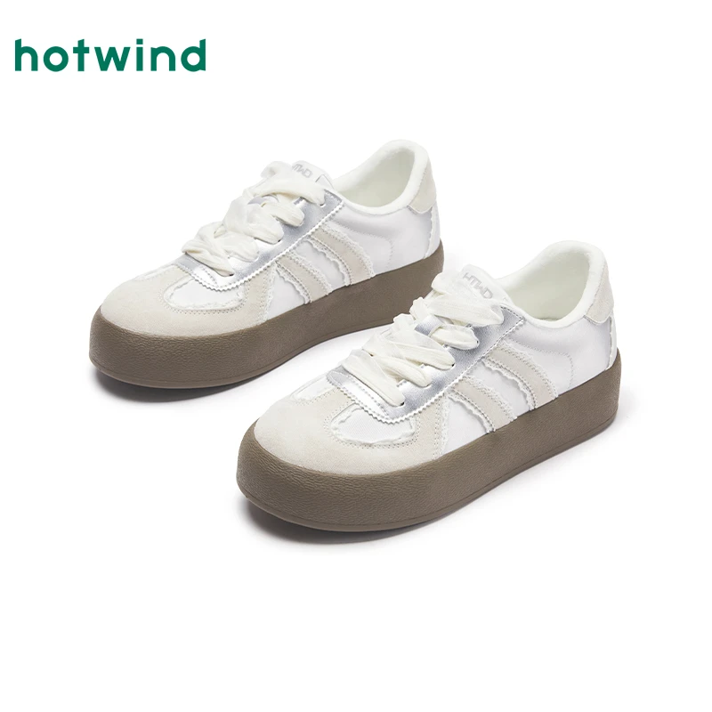 热风2024年冬季新款女士时尚休闲鞋H92W4406