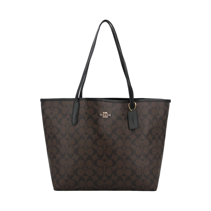 COACH/蔻驰 City 女士经典老花手提包单肩包托特包 5696 香港直邮