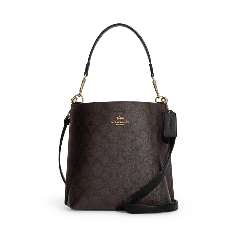 COACH/蔻驰Mollie 22 女士手提单肩斜挎包水桶包 CA582 香港直邮