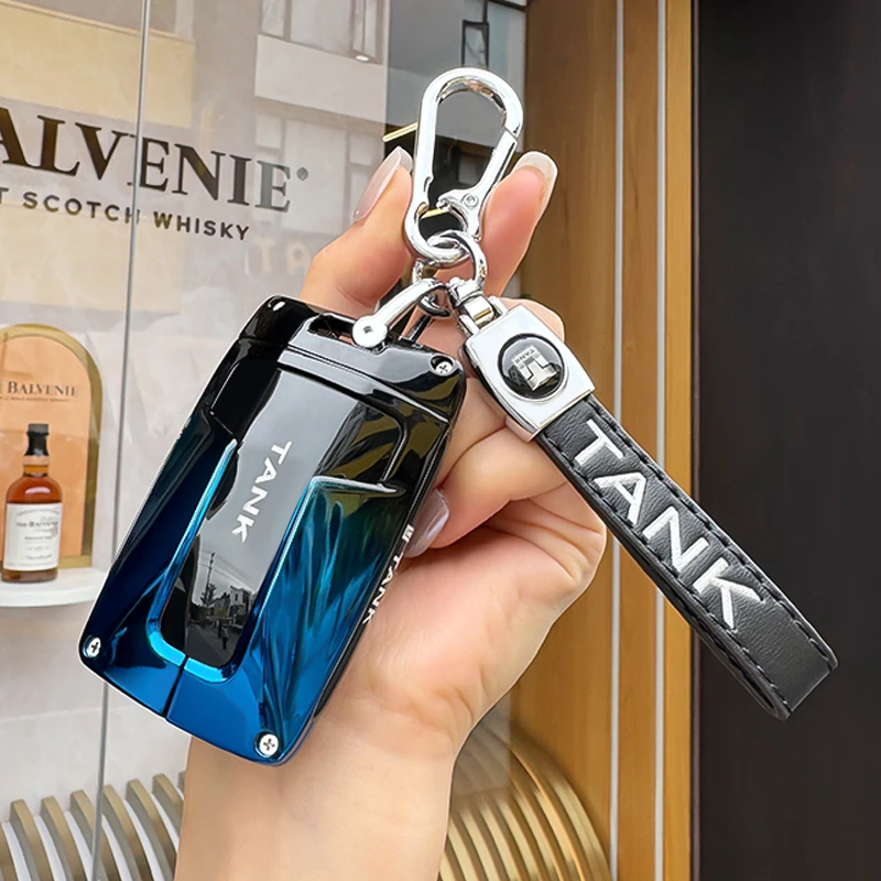 坦克400钥匙套500hi4t专用24款300五百2024三百高档车钥匙包壳扣