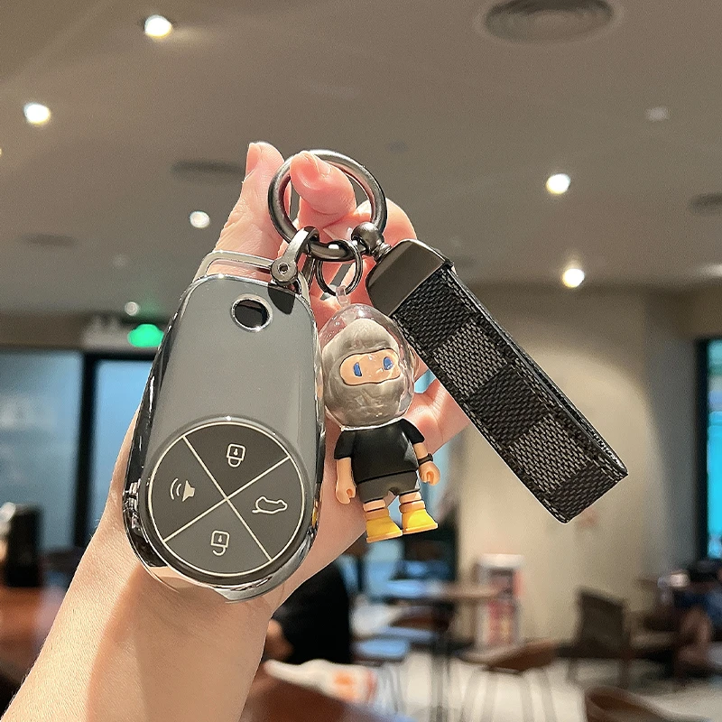 2022款蔚来es6钥匙套ec6汽车ES7/ET7铝蔚来es8包ET5保护壳扣男女