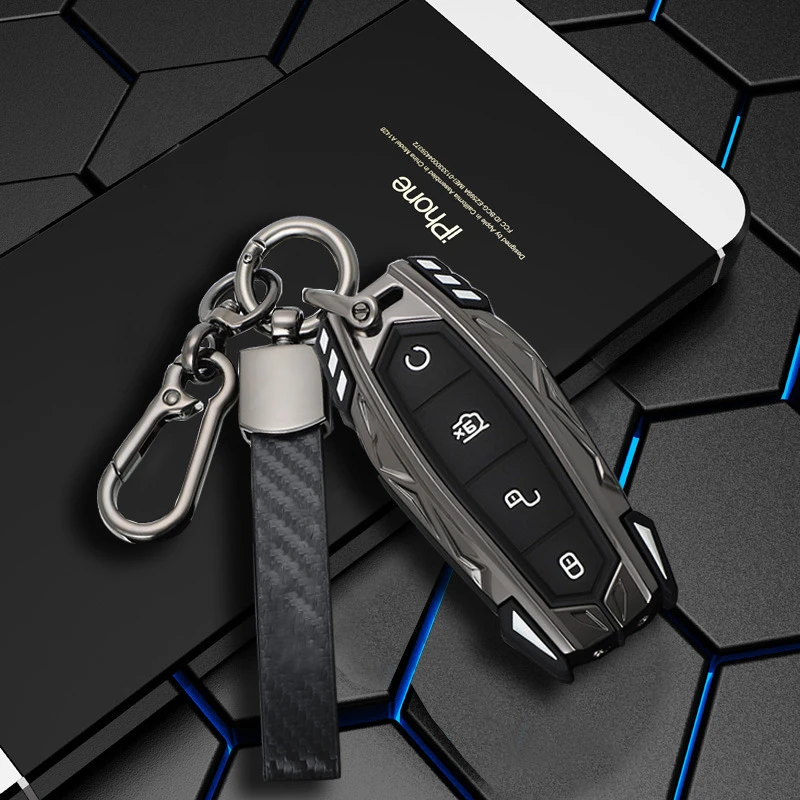 适用新比亚迪驱逐舰05钥匙套2022款汉dmi元plus男21款e2 e3机甲壳