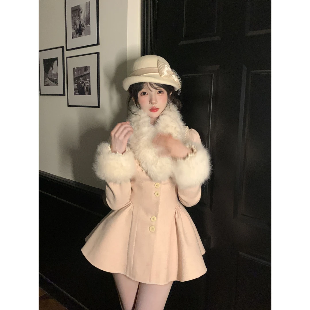 瑞茜·威瑟斯 天鹅之恋 新年限定公主千金风小众设计连衣裙R3286W