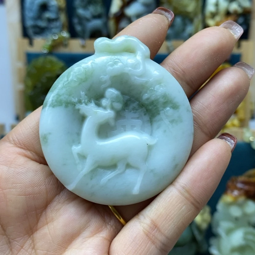 【闪购商品】蛇纹石玉颈饰未镶嵌