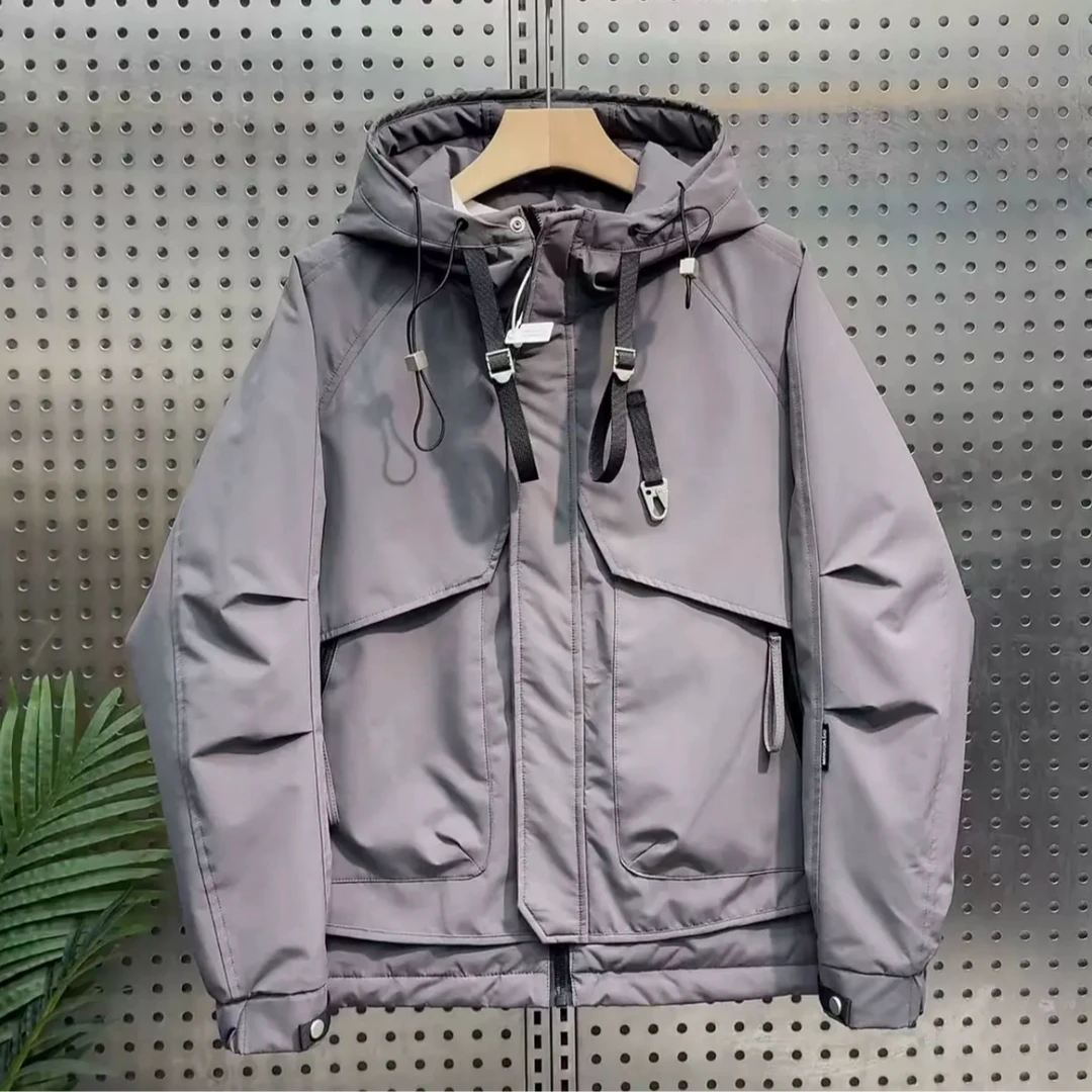 新品『重工系列』冬季工装外套冲锋衣版连帽加厚时尚保暖外套88101