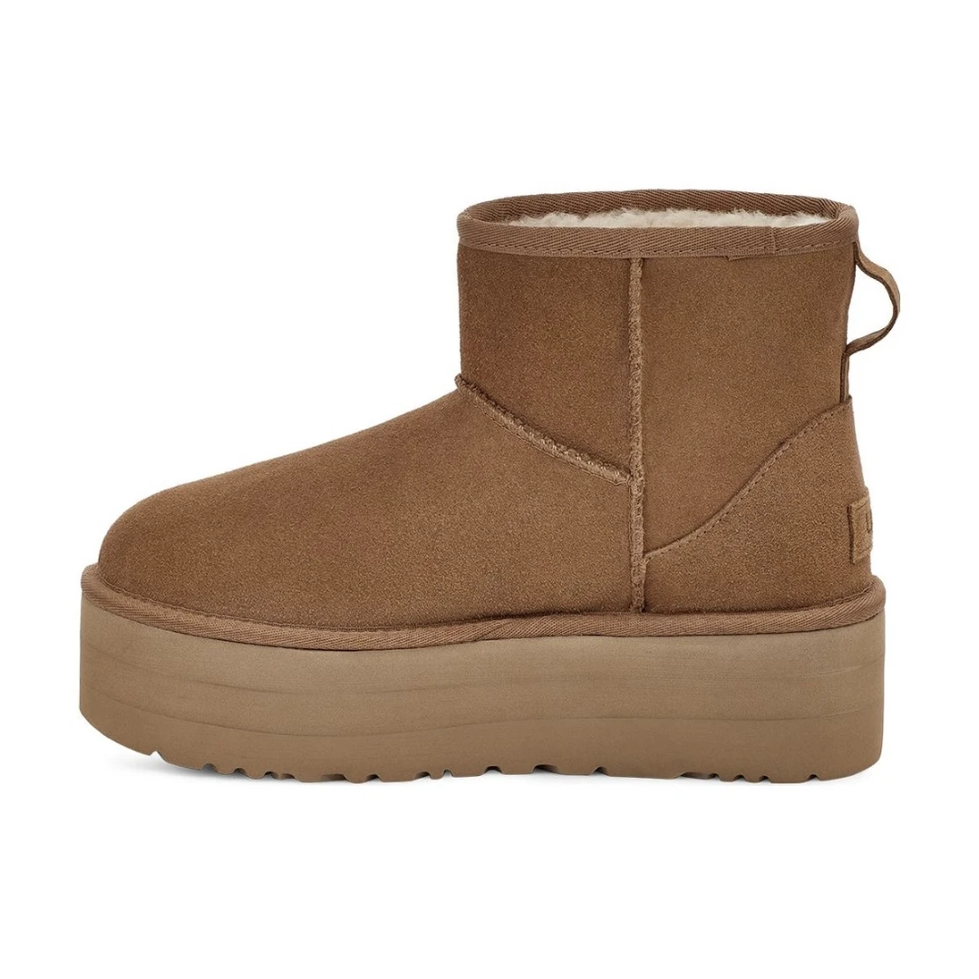 UGG 秋冬女士舒适经典纯色 厚底保暖 时尚短靴雪地靴 1134991-CHE