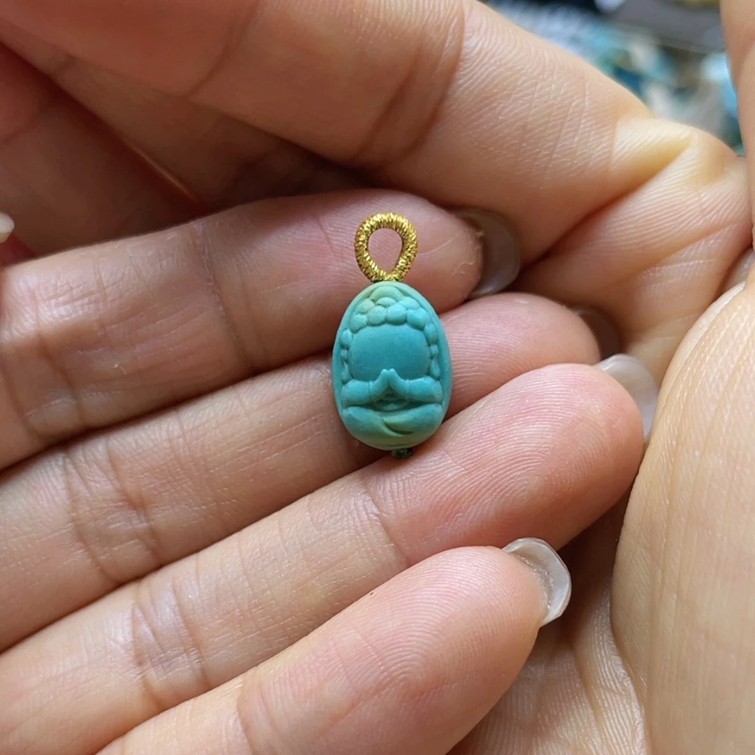 【闪购商品】绿松石吊坠(不含链)未镶嵌