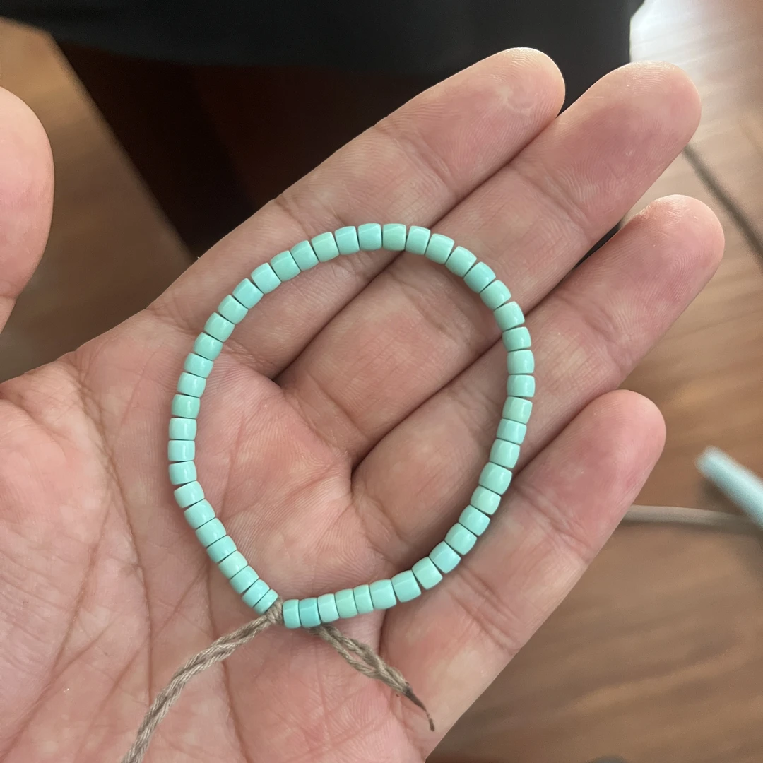 绿松石直切手链高瓷高色
