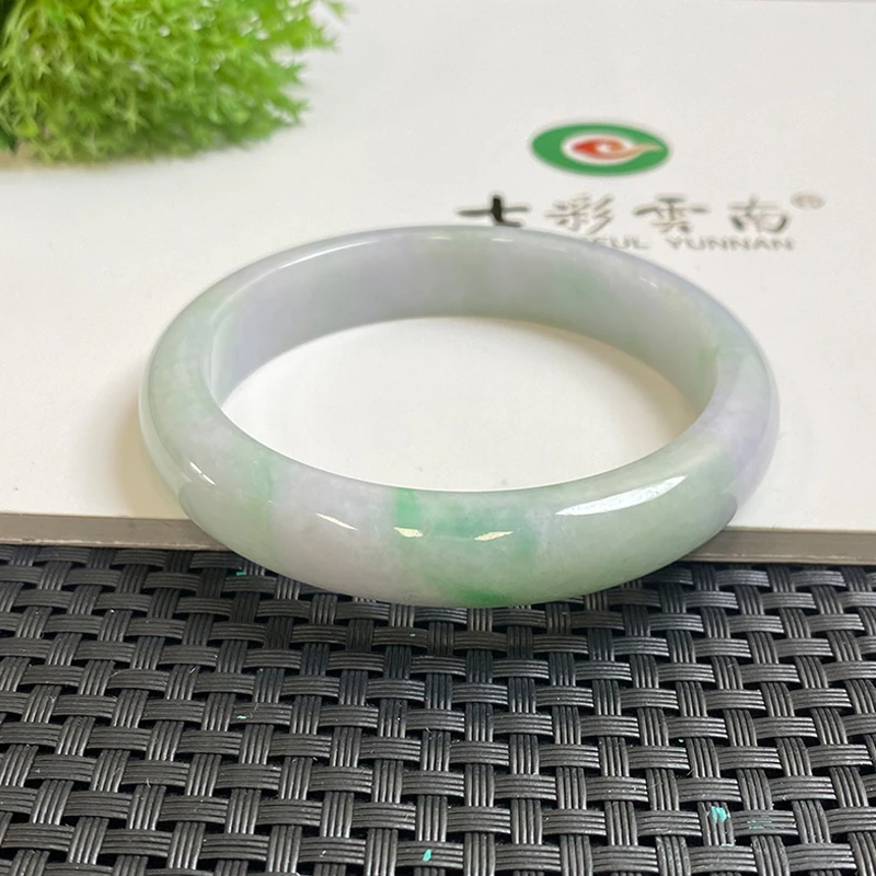 Colourful Yunnan/七彩云南冰种春带彩翡翠手镯