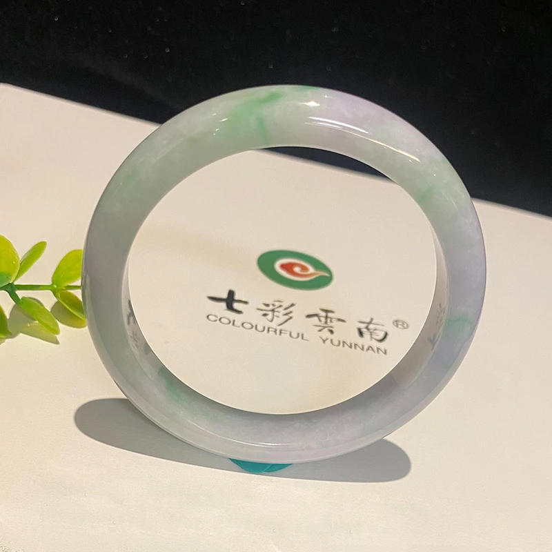 Colourful Yunnan/七彩云南细糯种春彩翡翠手镯