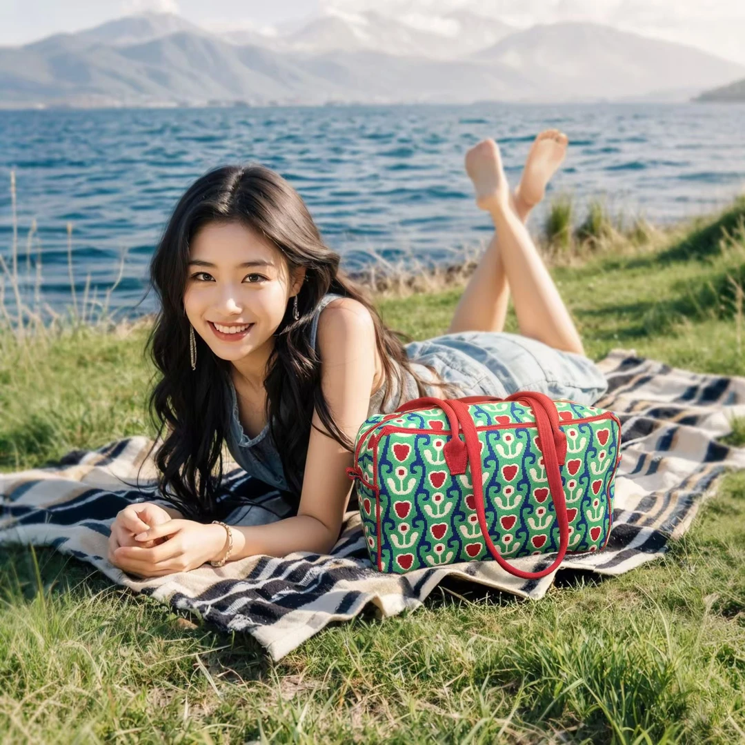 VZCK【我有四个姐】同款 国风单肩包原创小众女包斜跨包原创高级感